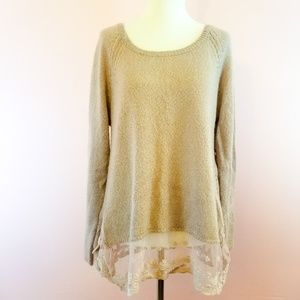 Frenchi Lace Trim Sweater